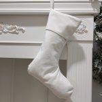 Wholesale 9 Colors Velvet Christmas Stocking Multi Colors Monogram Personalize Velvet Christmas Stocking Decoration - Image 14