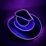 Light-Up Cowboy Hat EL LED Flashing Wire Party Performances Graduation Ramadan School Thanksgiving Diwali New Design Bag Packing - Image 12