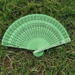 Wooden Hand Held Folding Fan  Multicolor Vintage Bamboo Hollow Carved Handheld Fans for Wedding Party Birthday Gift - Image 10