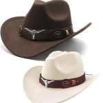 Wholesale Luxury Wide Brim Plain Distressed Designer Felt Western Jazz Men Wool Felt Cowboy Hat With Custom logo - Image 4