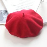 Berets-ea001 Wholesale Multicolor Fashion Design Female Faux Fur Beret Flat Cap, High Quality Adult Custom Beret Hats for Women - Image 48