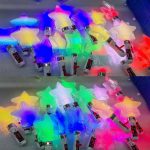 Flashing Glow Stick for Concert Cheer Carnival 15 Colors Star Shaped LED Light up Neon  Holiday Evening Event Party Supplies - Image 2