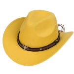 2025 Free Sample Shinehats Luxury Chapeau Femme Western Wide Brim Hat Fedora Wholesale Cowboy Felt Custom Logo Cowboy Hats - Image 62