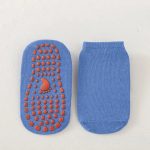 Logo Customized Anti Slip Slippers With Rubber Clips Yoga Trampoline Running Silicone Socks Early Teaching Steps - Image 2