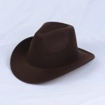 2025 Free Sample Shinehats Luxury Chapeau Femme Western Wide Brim Hat Fedora Wholesale Cowboy Felt Custom Logo Cowboy Hats - Image 85