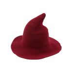 Factory Wholesale Party Witch Hats Peaked Big Brim Basin Cap Foldable Bucket Witch Hat Wool for Women - Image 8