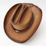 Paper Straw Cowboy Hat USA American Cattleman Shapable Big Brim Sombreros Horn Western Cowboy Straw Hat Men - Image 5