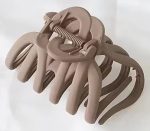 Fashion Pop Plastic  Hair Claw Clip  Korean Women Carved Design Girl Hair  Octopus-shaped Claws Clips for Party - Image 9