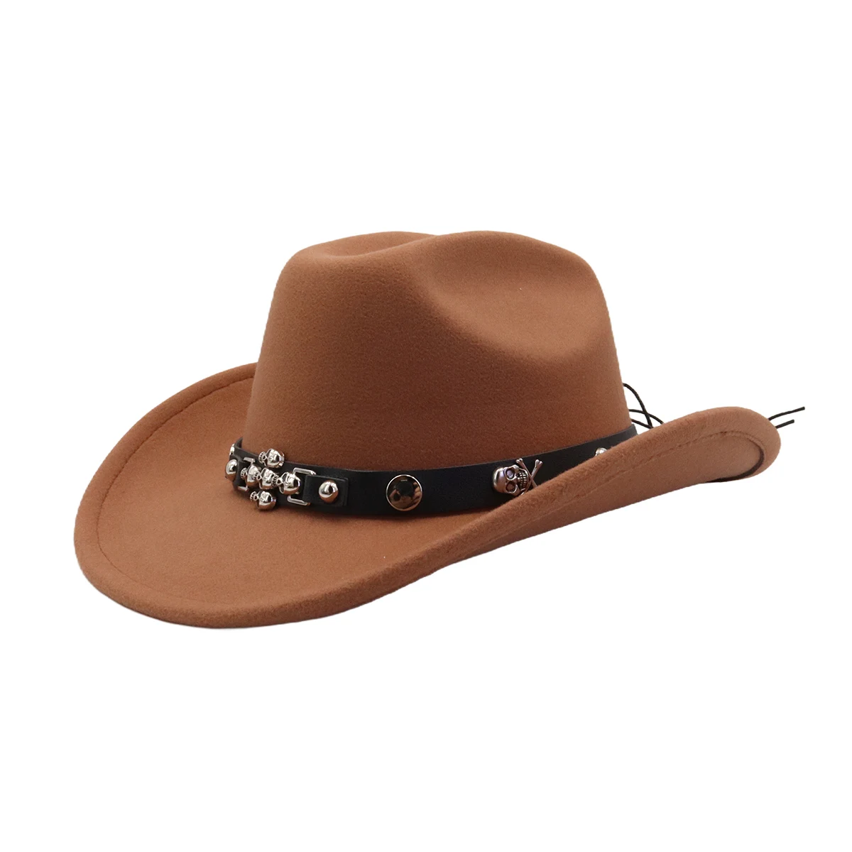 Custom Halloween Ghost Cowboy Hat Autumn Spring New Arrival Fashion Men Women Vintage Australia Wool Felt Fedora Hat