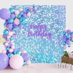 Hot-selling Outdoor Colorful Square Shimmer Wall Panels Sequin Backdrop for Party Wedding Decorations Balloons Party  Supplies - Image 2