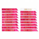 12 Pcs Bachelorette Party Sashes- Bride to Be Sash and Bride Tribe Sashes Black - Image 6