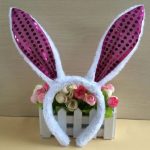 Cute Lovely Plush Long Rabbit Ears Band Women Girl Bunny Headband Headwear Ear Decorations Hair Accessories for Cosplay - Image 4