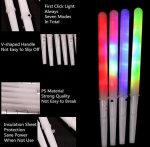31cm LED Light Cotton Candy Cones Colorful Glowing  Stick Reusable Wedding Party Favor Concert Park Flashing Decorations - Image 7