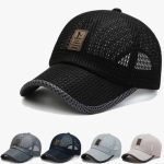 Men's Mesh Cap Outdoor Breathable Large Mesh Winning the Bid Baseball Hat Sunscreen Casual Sports Duck Tongue Cap - Image 4