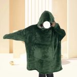 Sublimation Winter Pajamas Warm Hooded Blankets Wearable Oodie Sherpa Custom Blanket Hoodie Oversized - Image 13