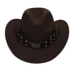 2025 Free Sample Shinehats Luxury Chapeau Femme Western Wide Brim Hat Fedora Wholesale Cowboy Felt Custom Logo Cowboy Hats - Image 49
