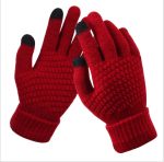 Women Men Warm Winter Touch Screen Gloves Stretch Knit Mittens Wool Full Finger Guantes Female Crochet Glove - Image 12