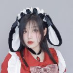 Cute Girls Lolita Ribbon Rabbit Cosplay Bunny Ears Headband - Image 4