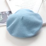 Berets-ea001 Wholesale Multicolor Fashion Design Female Faux Fur Beret Flat Cap, High Quality Adult Custom Beret Hats for Women - Image 27