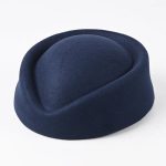 Wholesale Solid Color Classic Curled Brim Etiquette Hat Fashion Elegant Dome Formal Headwear Dance Team Uniform Hat - Image 19