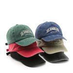 LOGO-120 High Quality  Outdoor Adjustable Dad Hat for Man and Woman Embroidery Letter Logo 6 Panels Baseball Cap - Image 3