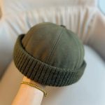 Landlord Sailor Cap Docker Hat for Unisex Brimless Breathable Hip Hop Beanie Hats Adjustable - Image 7