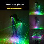 Multi-Line 4 Heads Laser Gloves   Beam Light for DJ Disco Halloween Christmas Party Nightclub Singer  Gloves - Image 4