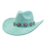 Vintage Jazz Cowboy Fedora Hats for Men and Women Luxury Cowboy Style Suede Jazz Hat with Wide Brim Wholesale Available