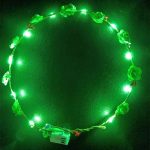 Party Crown Flower Led Light up Hair Hairband Garlands Women Halloween Christmas Glowing Wreath Headband - Image 15