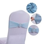 High Quality Spandex Chair Sashes for Party Wedding Decorative Wholesale  Banquet Decor Stretch Knot