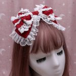 Wholesale Custom Lolita Hair Accessories B Hairpin Headband Style Bow Headwear Props Holiday Party Cute Girl - Image 6