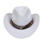 2025 Free Sample Shinehats Luxury Chapeau Femme Western Wide Brim Hat Fedora Wholesale Cowboy Felt Custom Logo Cowboy Hats - Image 59
