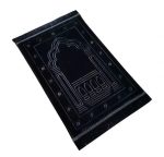Prayer Mat Muslim and Raschel Worship Mat and Prayer Mat Soft and Thick Solid Color Embossed Carpet - Image 4