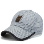 Men's Mesh Cap Outdoor Breathable Large Mesh Winning the Bid Baseball Hat Sunscreen Casual Sports Duck Tongue Cap - Image 11