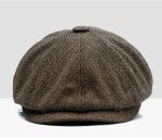 TTN-001 Custom Stetson Men Ivy Type Newsboy Hats, OEM Design Factory Popular  Cotton 6/8 Panels Gatsby Men Beret Hat - Image 4