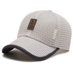 Men's Mesh Cap Outdoor Breathable Large Mesh Winning the Bid Baseball Hat Sunscreen Casual Sports Duck Tongue Cap - Image 8