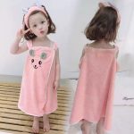 Nc-549 Coral Fleece Material Suitable for Elementary Middle School Students Is Very Warm and Does Not Fall Off the Bath Skirt
