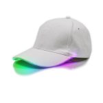 Unstructured Plain Snapback Hip Hop Flashing Red Led RGB Light up Sports Baseball Caps With Led Lights for Sale - Image 8