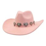Vintage Jazz Cowboy Fedora Hats for Men and Women Luxury Cowboy Style Suede Jazz Hat with Wide Brim Wholesale Available - Image 27