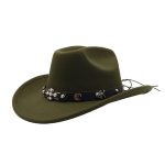Custom Halloween Ghost Cowboy Autumn Spring New Arrival Fashion Men Women Vintage Australia Wool Felt Fedora Hat