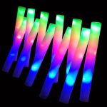 3 Modes Flashing Led Light Sticks for Weddings Concerts Christmas Halloween Party Supplies Foam Glow Bulk Light-Up Toys