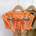 ENcollar-186 Wholesale Pearl Ea Cos Neck Lace for Women Clothing Embroidery Rhinestone Design Patch Embroidered Lace Collar - Image 21