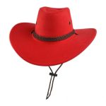 Hot Selling American Style Western Cosplay Suede Vintage Knight Felt Cowboy Top Hat Fedora Hats - Image 4