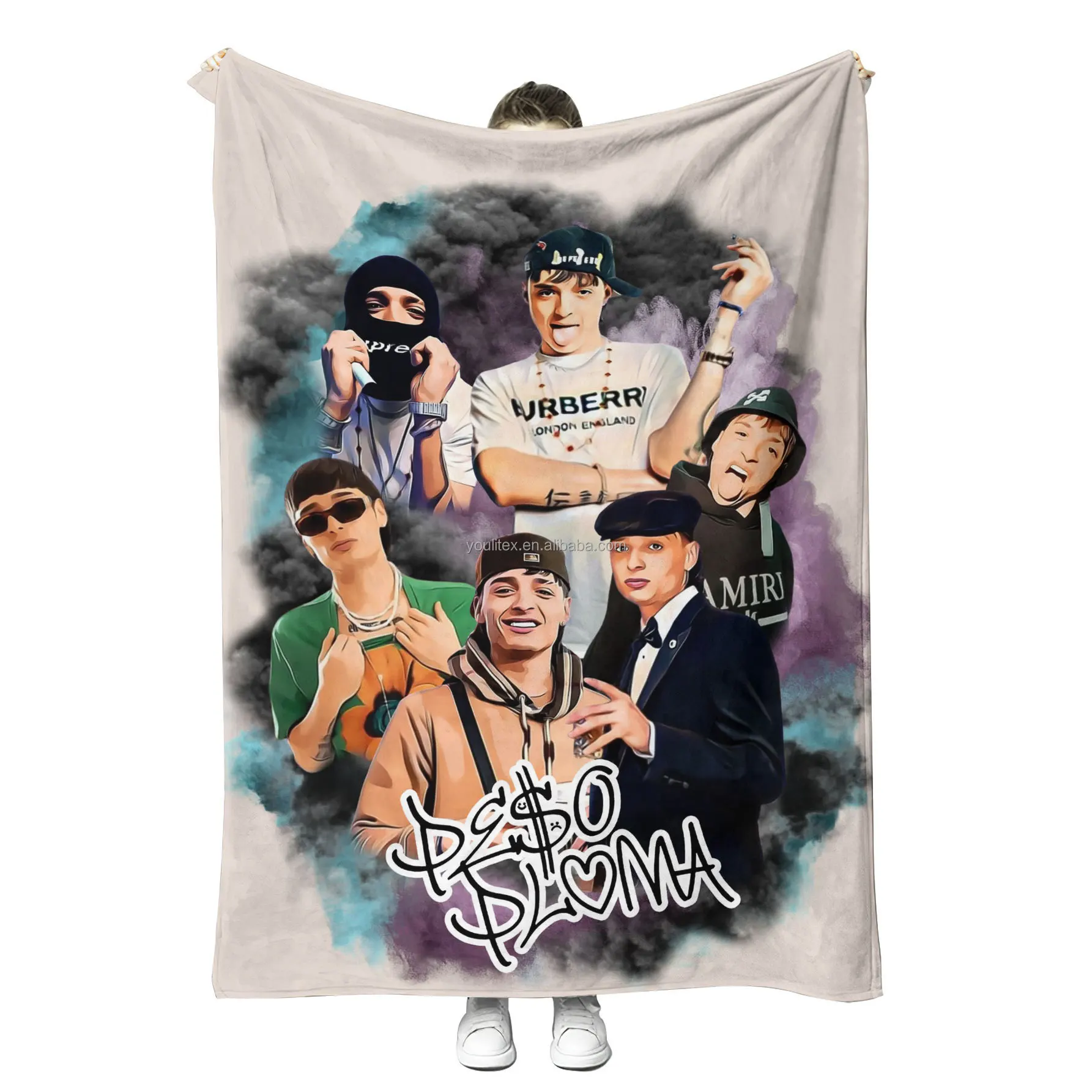 Custom Flannel Blanket Soft And Comfortable Coral custom fleece blanket chingon blankets Air Conditioning