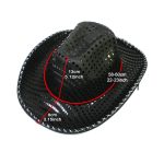 OR258 Colorful Led Light up Festival Halloween Christmas Western Cowgirl Cowboy Hat for Party Performance - Image 2