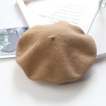 Berets-ea001 Wholesale Multicolor Fashion Design Female Faux Fur Beret Flat Cap, High Quality Adult Custom Beret Hats for Women - Image 10