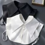 CLS002 Wholesale  Faux False Collar  Half  Shirts Corsage  Women Cotton Blouse Fake Collars Neckline