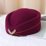 Custom air Plane Flight Costume Cosplay Career Stewardess Etiquette Hostess Attendant Beret Hat - Image 10