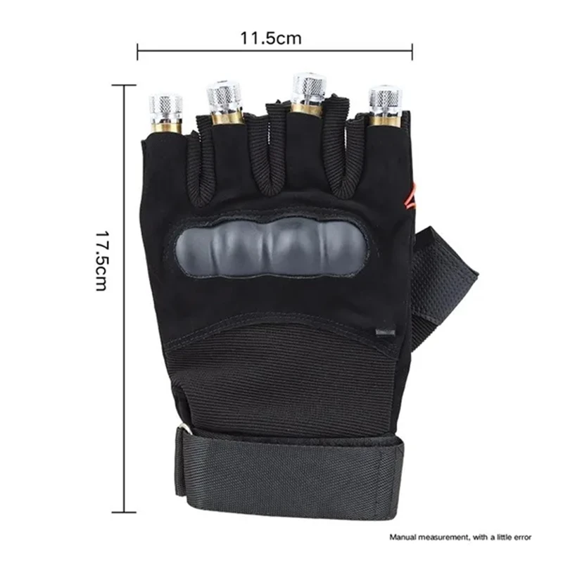Laser Gloves with Multi-Line 4 Heads Beam Light for DJ Disco Halloween Christmas Party Nightclub Singer Graduation Ceremonies