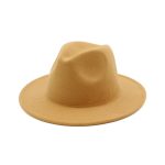 Wholesale High Quality Mixed Color European and American Blank Retro Men's Felt Fedora Hats Jazz Hat - Image 15